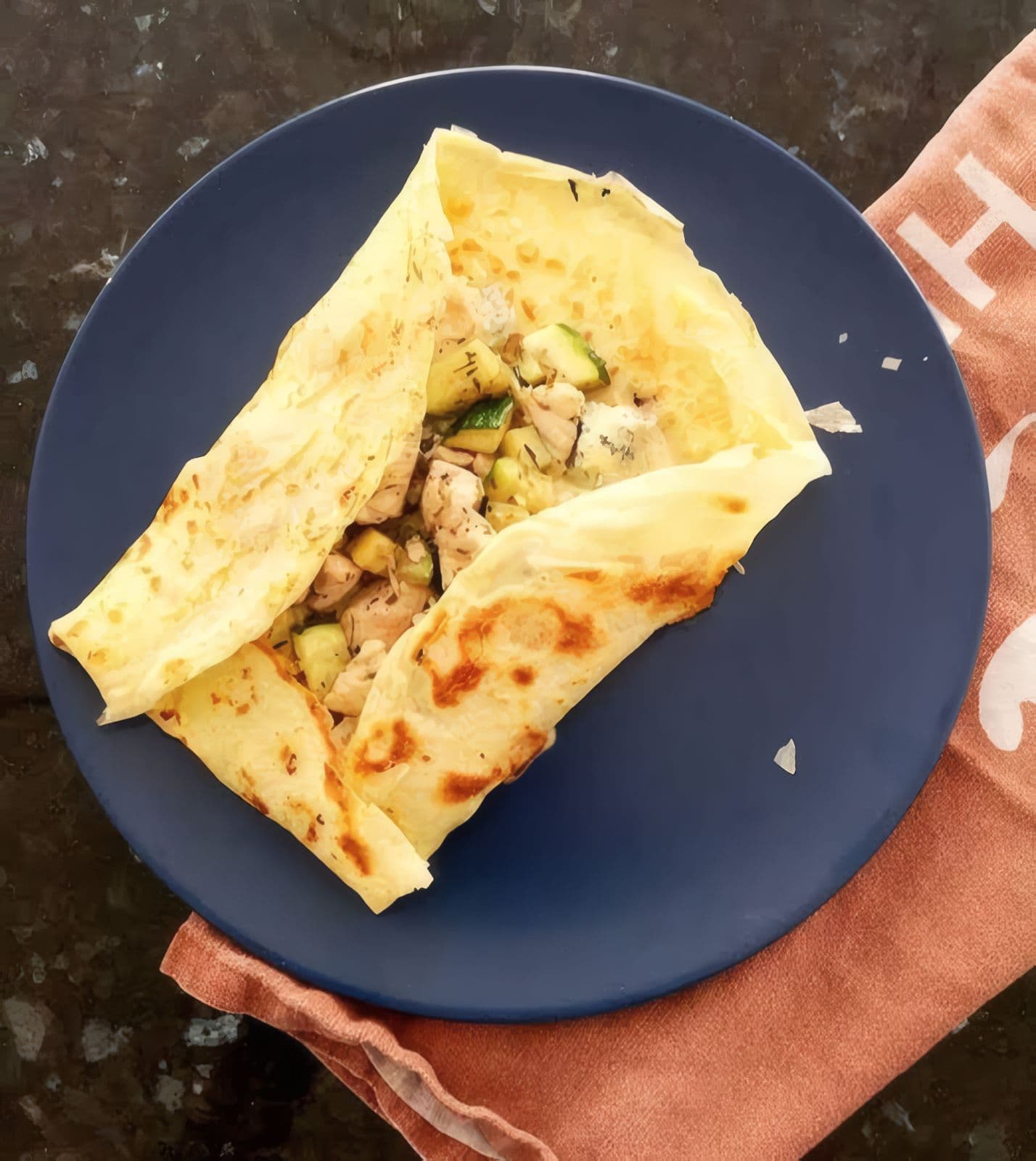 Crêpe Poulet Fromage