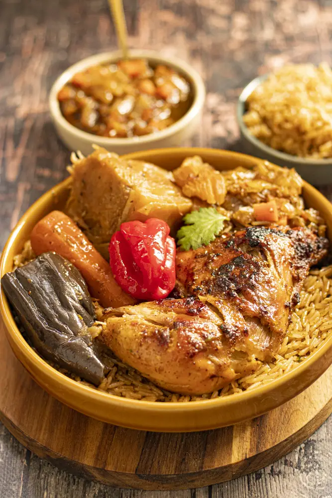 Thiébou Guinar et Couscous à la viande