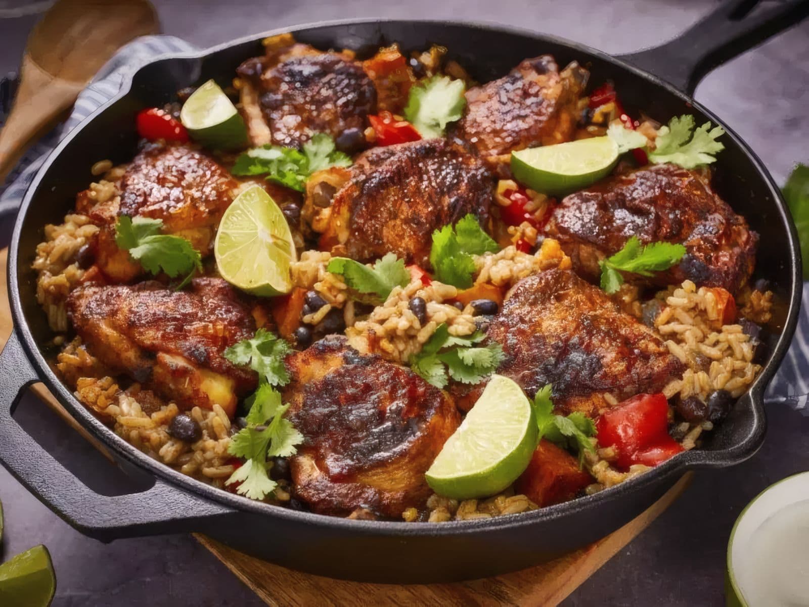Tex Mex Poulet Menu